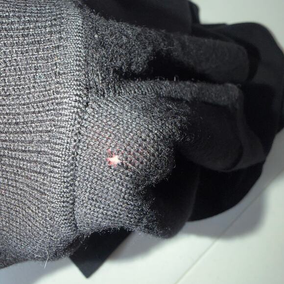 Pendleton Womens Size Medium Black Short Sleeve Tight Knit Merino Wool Sweater - Picture 5 of 9